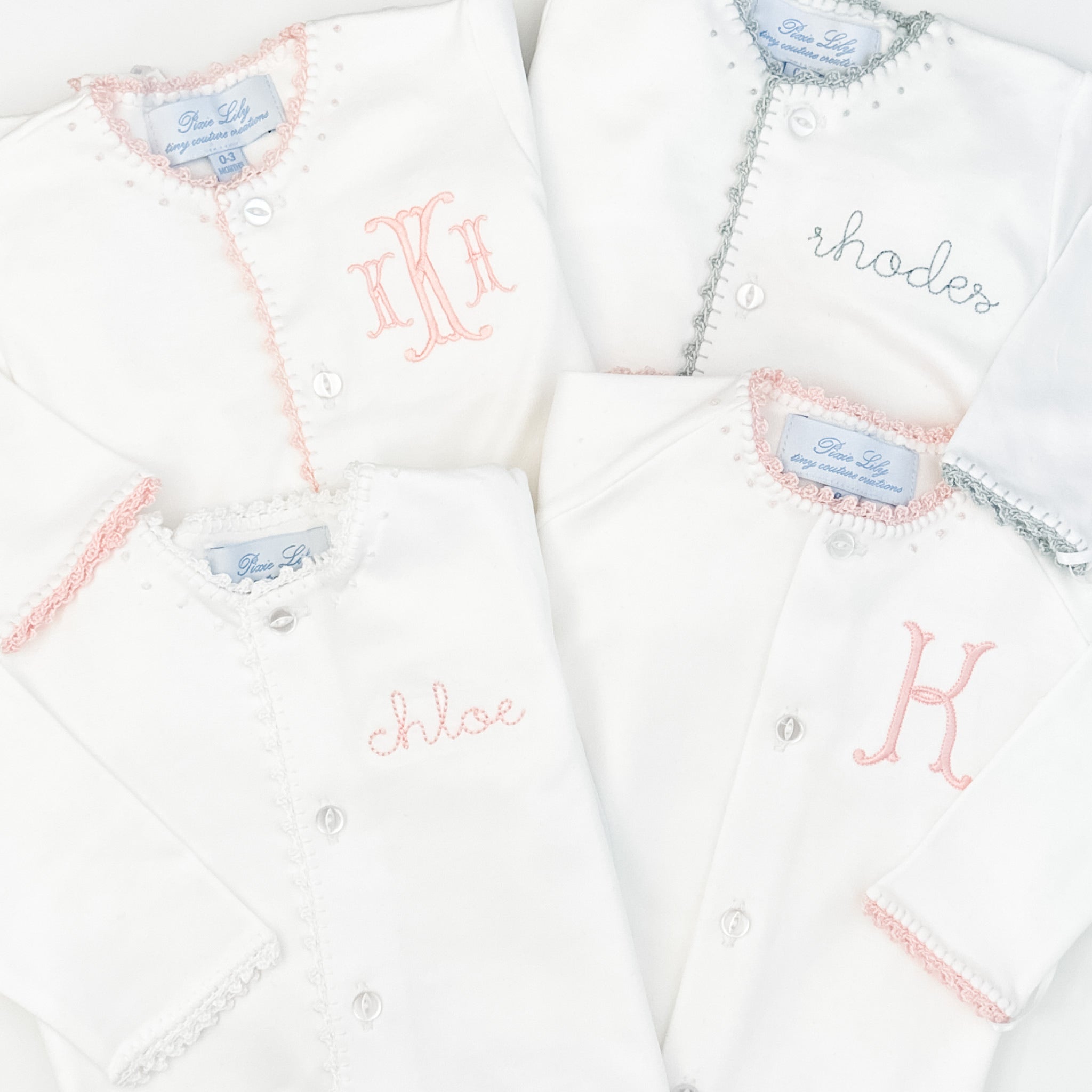 ワンピース Son and Daughter Oilio Embroidery Sets Baby 2-Piece 